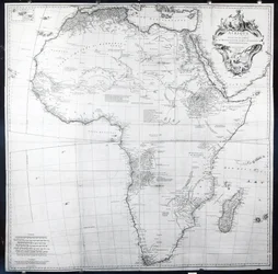 Map of Africa, engraved by Guillaume Delahaye